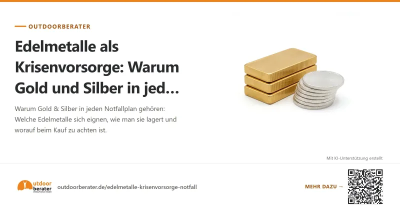 Teilen-Bild zu Edelmetalle als Krisenvorsorge | Outdoorberater