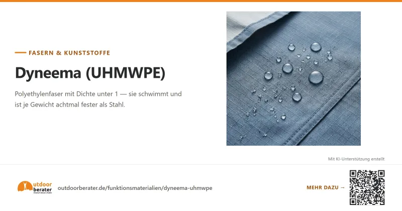 Teilen-Bild zu Dyneema: die Faser, die schwimmt | Outdoorberater
