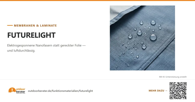 Teilen-Bild zu FUTURELIGHT: gesponnen statt gereckt | Outdoorberater
