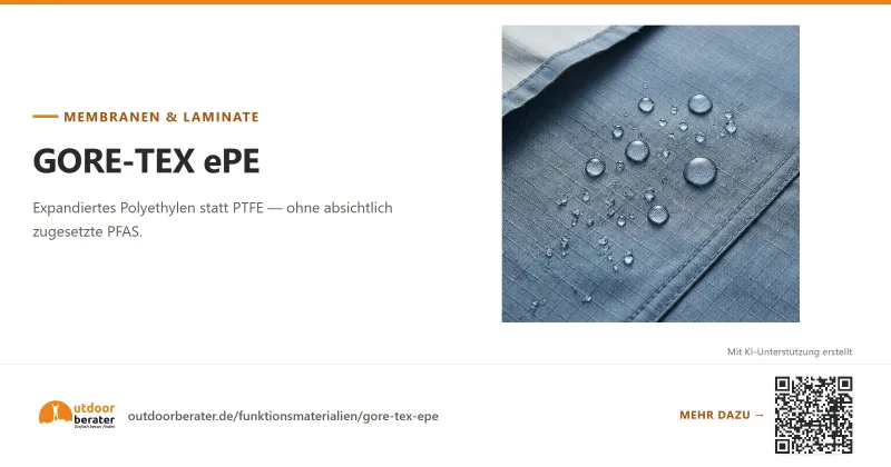 Teilen-Bild zu GORE-TEX ePE: halb so dick, ohne Fluor | Outdoorberater