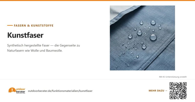 Teilen-Bild zu Kunstfaser: warum sie so schnell trocknet | Outdoorberater