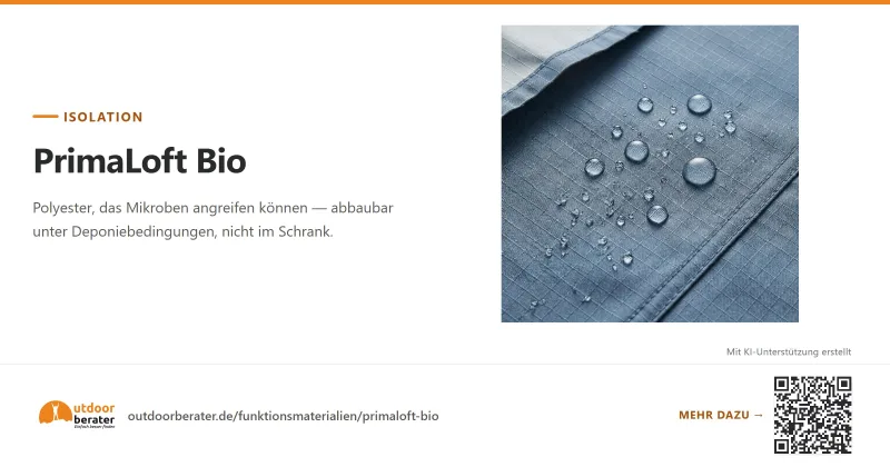 Teilen-Bild zu PrimaLoft Bio: abbaubar nur in der Deponie | Outdoorberater