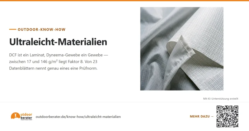 Teilen-Bild zu Ultraleicht-Materialien: 17 bis 155 g/m² und was fehlt