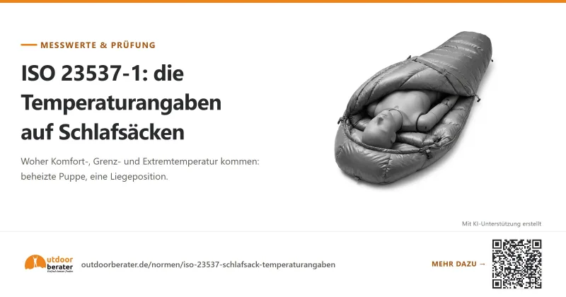 Teilen-Bild zu ISO 23537-1 erklärt: Komfort-, Grenz- und Extremtemperatur | Outdoorberater