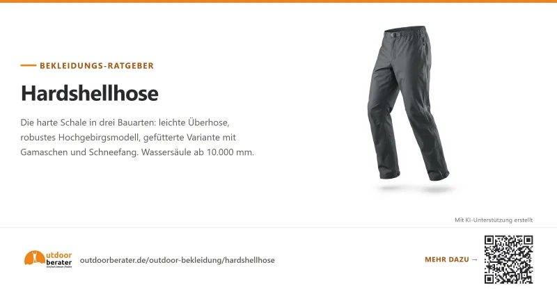 Teilen-Bild zu Hardshellhose Beratung & Ratgeber