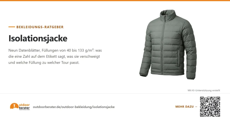 Teilen-Bild zu Isolationsjacke Beratung & Ratgeber