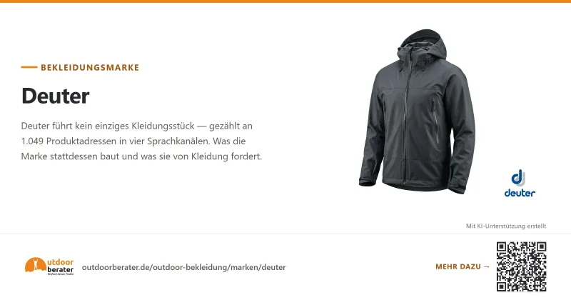 Teilen-Bild zu Deuter und Bekleidung: was die Marke wirklich baut