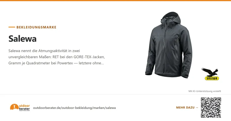 Teilen-Bild zu Salewa Bekleidung: RET neben MVTR im Katalog