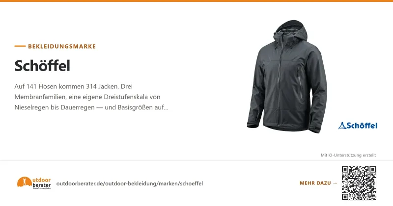 Teilen-Bild zu Schöffel Bekleidung: 314 Jacken, drei Membranfamilien