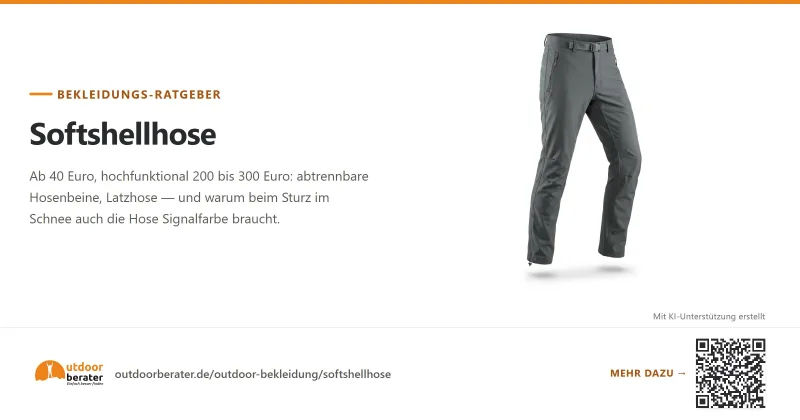 Teilen-Bild zu Softshellhose Beratung & Ratgeber