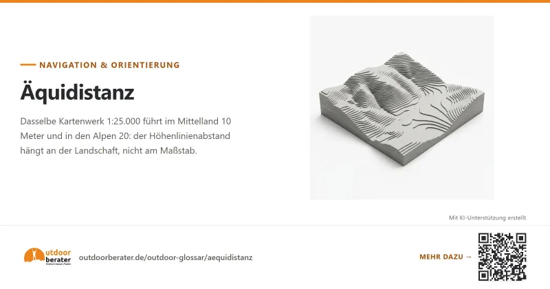 Teilen-Bild zu Äquidistanz: Höhenlinienabstand, 10 oder 20 Meter