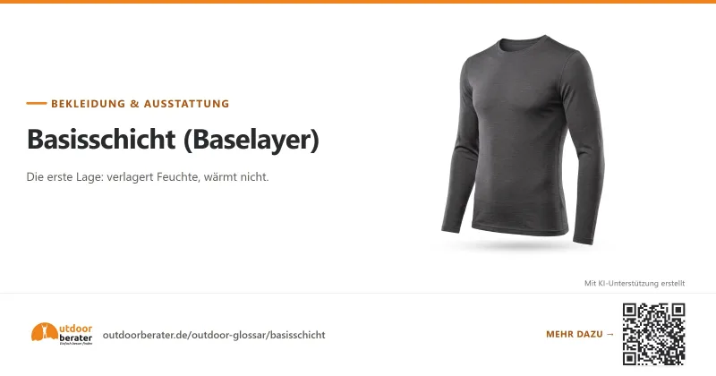 Teilen-Bild zu Basisschicht: die Lage, die Feuchte wegführt, nicht wärmt