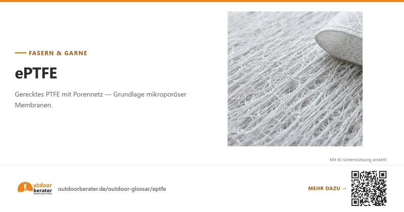 Teilen-Bild zu ePTFE: gerecktes Teflon mit Poren