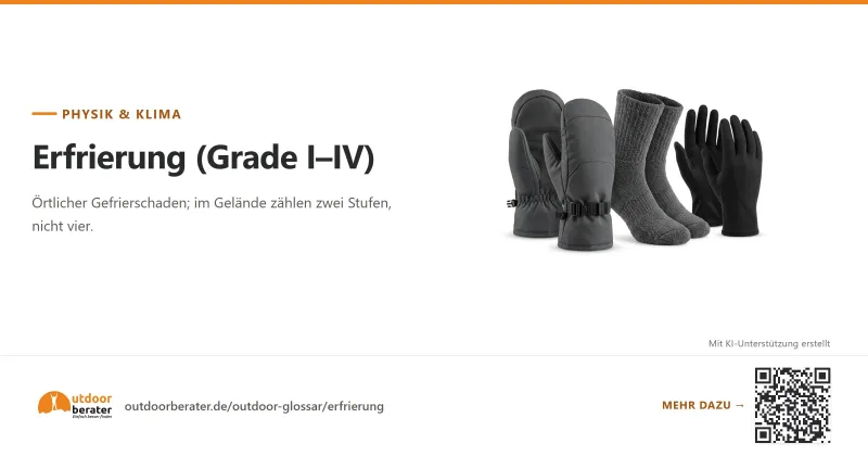 Teilen-Bild zu Erfrierung: im Gelände zählen zwei Stufen, nicht vier
