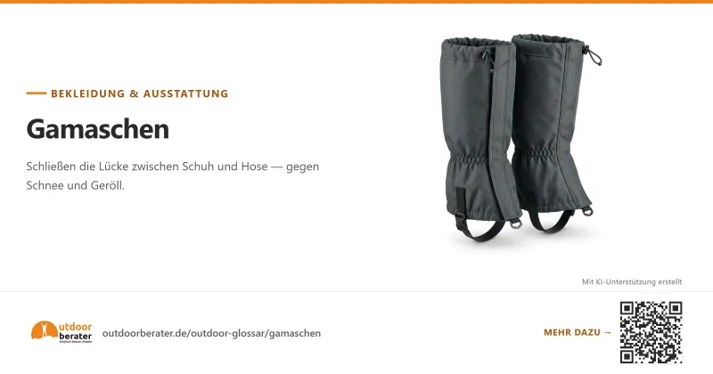 Teilen-Bild zu Gamaschen: der Verschluss zwischen Hose und Schuh
