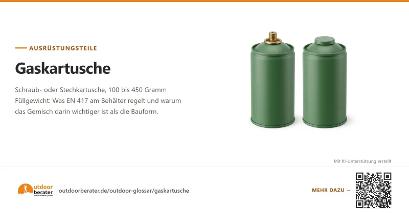 Teilen-Bild zu Gaskartusche: Bauarten, Füllmengen, Norm