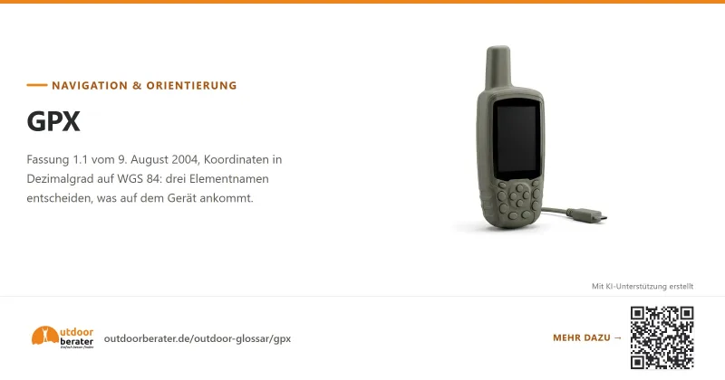 Teilen-Bild zu GPX: wpt, rte und trk im Austauschformat