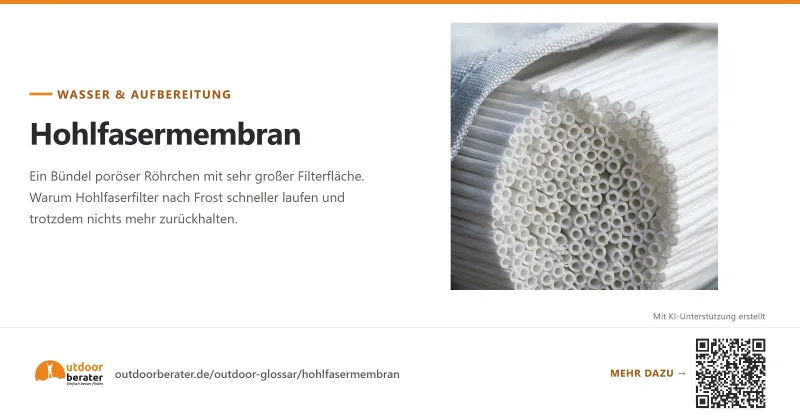 Teilen-Bild zu Hohlfasermembran: Aufbau und Frostschaden