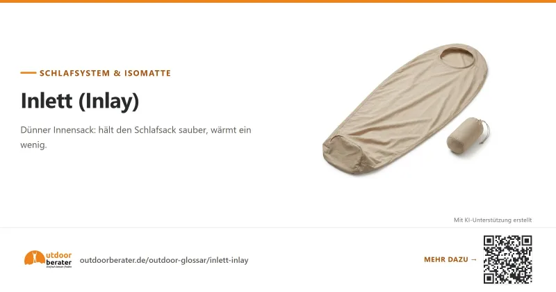 Teilen-Bild zu Inlett: wofür der Innenschlafsack wirklich taugt