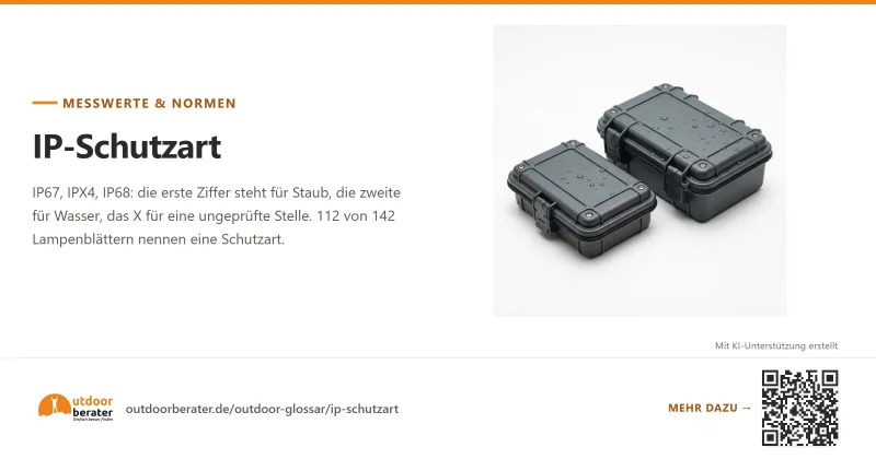 Teilen-Bild zu IP-Schutzart: die zwei Ziffern und das X