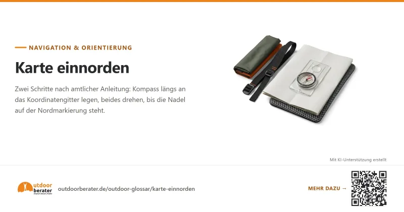 Teilen-Bild zu Karte einnorden: zwei Schritte, Gitter, Störquellen