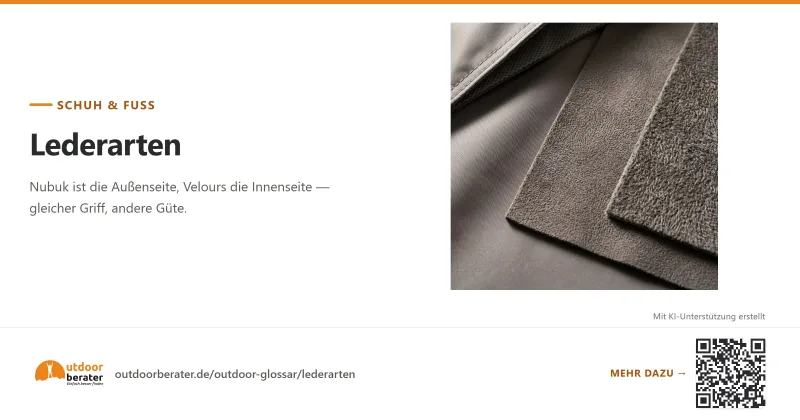 Teilen-Bild zu Lederarten: Nubuk, Velours, Spaltleder im Vergleich