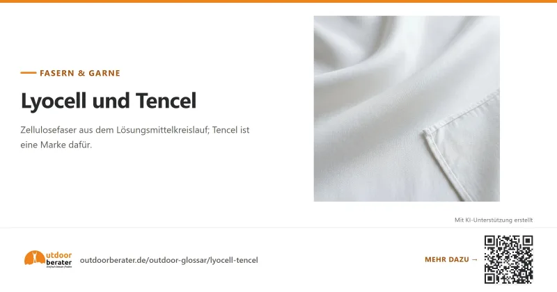 Teilen-Bild zu Lyocell: Faserart — Tencel: Markenname von Lenzing