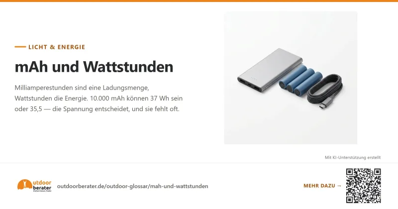 Teilen-Bild zu mAh und Wattstunden: Ladung ist keine Energie
