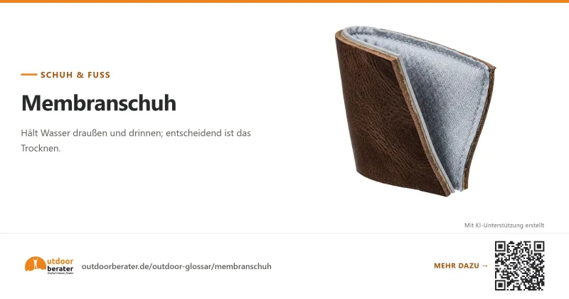 Teilen-Bild zu Membranschuh oder nicht: die Entscheidung hängt am Trocknen