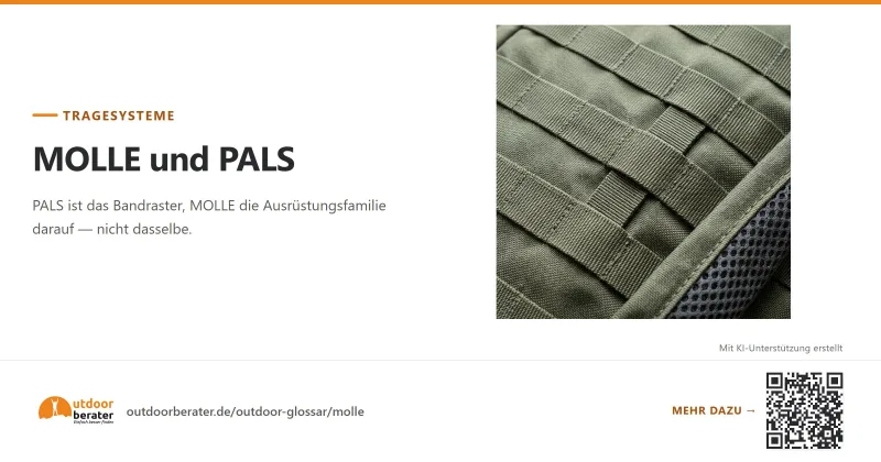 Teilen-Bild zu MOLLE ist das System, PALS das Raster