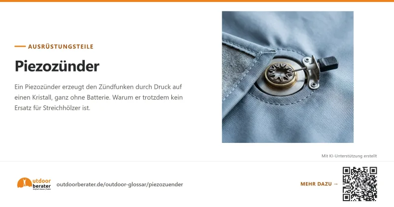 Teilen-Bild zu Piezozünder am Kocher: Funktion und Grenzen
