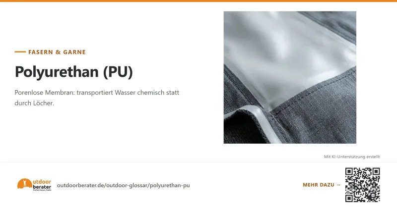 Teilen-Bild zu Polyurethan (PU): porenlose Membran, die nicht verstopft