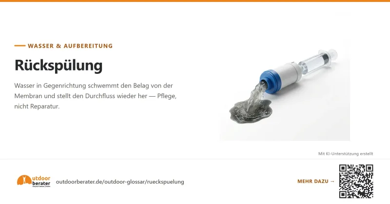 Teilen-Bild zu Rückspülung beim Wasserfilter: wann und wie