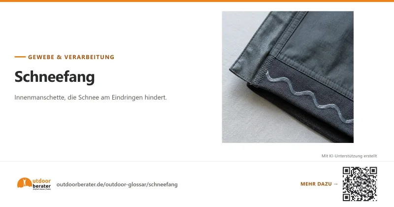 Teilen-Bild zu Schneefang: Schnee bleibt draußen bei Jacke und Hose