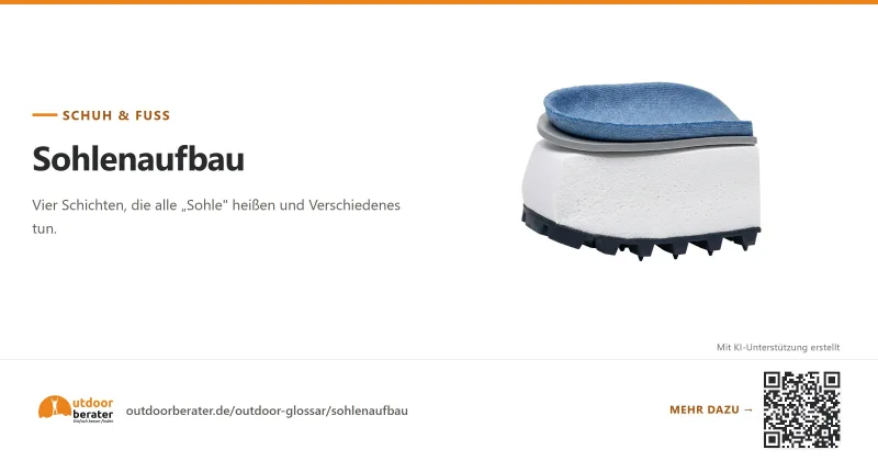 Teilen-Bild zu Sohlenaufbau: vier Schichten, die alle „Sohle" heißen
