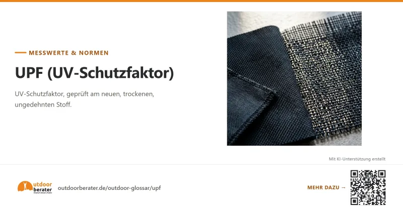 Teilen-Bild zu UPF: geprüft wird neu, trocken und ungedehnt