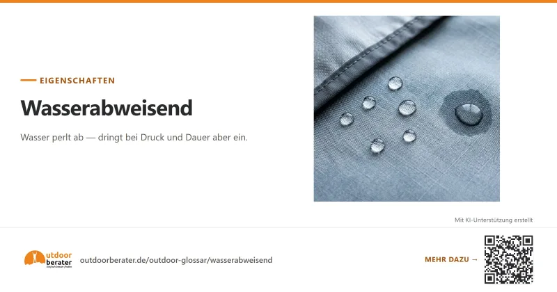 Teilen-Bild zu Wasserabweisend: eine Oberfläche, kein Grenzwert