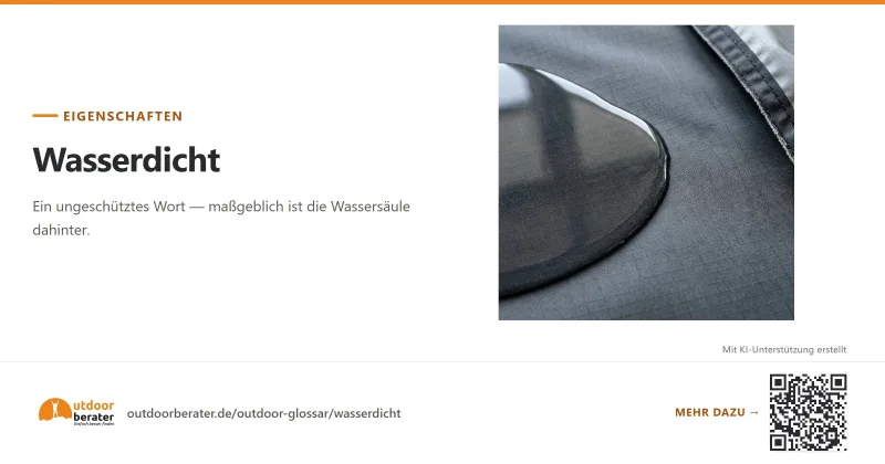Teilen-Bild zu Wasserdicht: ein Wort ohne Zahl