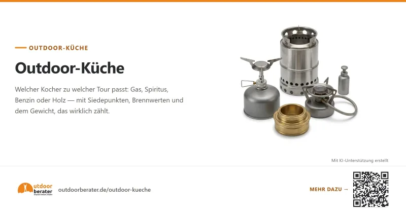 Teilen-Bild zu Outdoor-Küche: Kocher, Brennstoff und Kochgeschirr