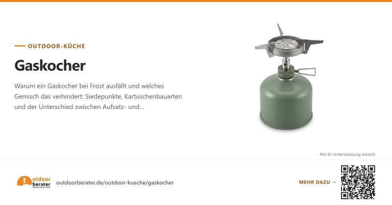 Teilen-Bild zu Gaskocher Beratung & Ratgeber