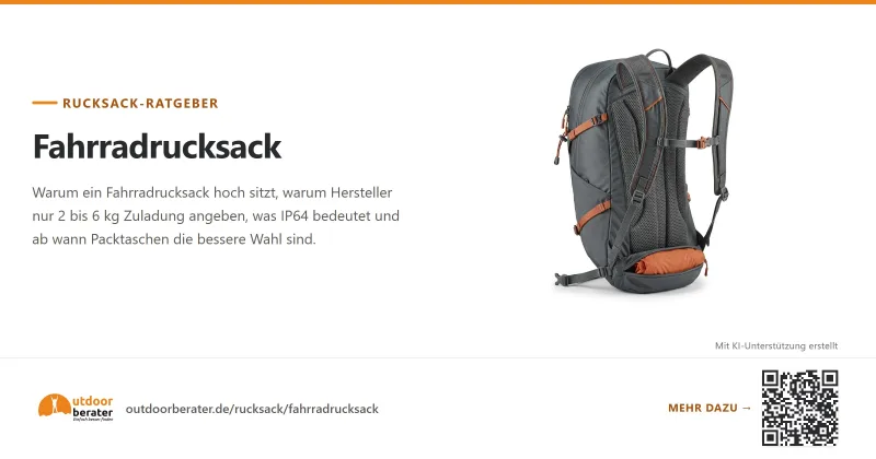 Teilen-Bild zu Fahrradrucksack Beratung & Ratgeber