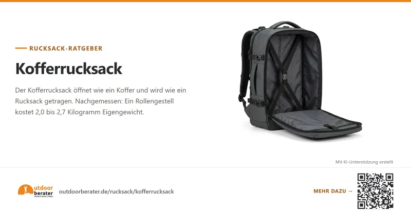 Teilen-Bild zu Kofferrucksack Beratung & Ratgeber
