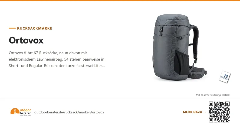 Teilen-Bild zu Ortovox Rucksäcke: 67 Modelle, 9 mit Airbag