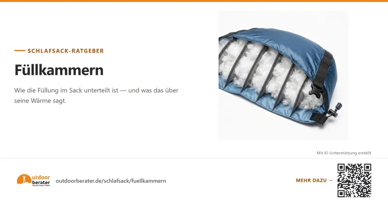Teilen-Bild zu Füllkammern bei Schlafsäcken