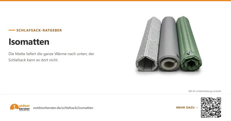 Teilen-Bild zu Isomatten Beratung & Ratgeber