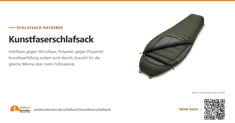 Teilen-Bild zu Kunstfaserschlafsack Beratung & Ratgeber