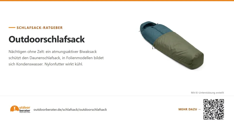 Teilen-Bild zu Outdoorschlafsack Beratung & Ratgeber
