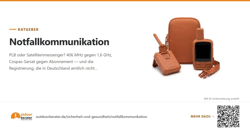 Teilen-Bild zu Notfallkommunikation: PLB, Satellitenmessenger und Funk