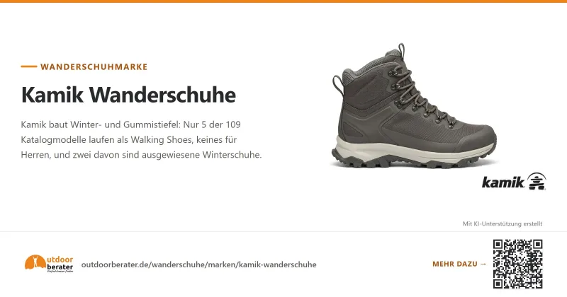 Teilen-Bild zu Kamik Wanderschuhe: fünf von 109 Modellen