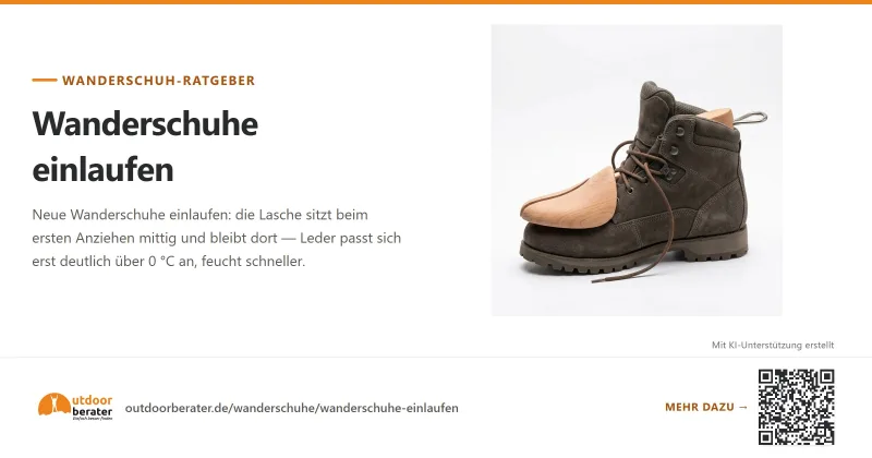 Teilen-Bild zu Wanderschuhe einlaufen